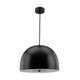 COLGANTE METAL COLUMBUS NEGRO 2 LUCES C/DIFUSOR