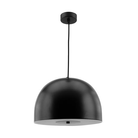 COLGANTE METAL COLUMBUS NEGRO 2 LUCES C/DIFUSOR