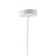 COLGANTE METAL/CUERO RIMBO BLANCO 30CM