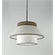 Lámpara de Techo PAULA Lino Blanco Beige 1 Luz D50