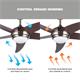 Ventilador DC RAGNAR cuero d132cm