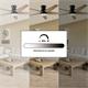 Ventilador de techo DC SOREN roble