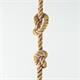 Lámpara de Techo Colgante ROPE Cuerda Cristal Blanco Mate
