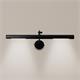 ALUMBRACUADRO GRANDE NEGRO 2 X G9 MOD. OLEO 470MM