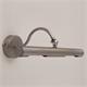 ALUMBRACUADRO GRANDE NIQUEL SAT. 2 X G9 MOD. OLEO 470MM