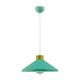 COLGANTE METAL MADERA NICKY COLOR VERDE/NATURAL