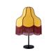LAMPARA MESA MOSTAZA/BURDEO/MARRON LIV 40 CM XTRELAMP