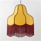 COLGANTE LIV MOSTAZA/BURDEOS/MARRON 70 CM XTRELAMP