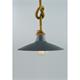 COLGANTE CUERDA METAL WATT GRIS