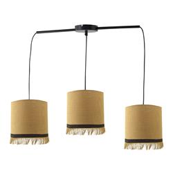 REGLETA 3 LUCES CHESSY YUTE CINTA MARRON DESHILADO XTRELAMP