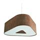 COLGANTE TRIANGULO TEXTIL 3 LUCES