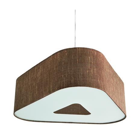 COLGANTE TRIANGULO TEXTIL 3 LUCES