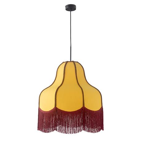 COLGANTE LIV MOSTAZA/BURDEOS/MARRON 70 CM XTRELAMP