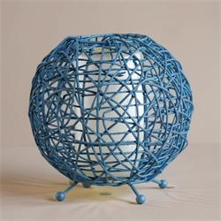 SOBREMESA RATTAN AZUL