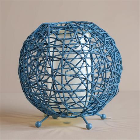 SOBREMESA RATTAN AZUL