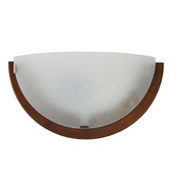 APLIQUE LED 9W 2700K MADERA NOGAL/CRISTAL