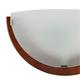APLIQUE LED 9W 2700K MADERA NOGAL/CRISTAL