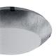 PLAFON REDONDO VIN PLATA 25CM LED 3COLORES
