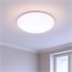 PLAFON ECLIPSE E27 BLANCO/CRISTAL D35