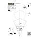 APLIQUE LED 9W 2700K ANTORCHA BLANCO