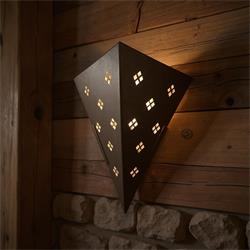 APLIQUE LED 9W 2700K ANTORCHA MARRON