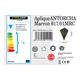 APLIQUE LED 9W 2700K ANTORCHA MARRON