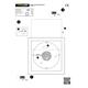 PLAFON LED 24W 3EN1 STAR CRISTAL C/MARCO D40 CUADRADO