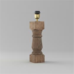 Armadura Lámpara de Mesa SIGRID Madera Envejecida Oro Med.