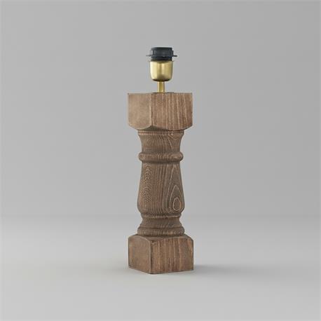 Armadura Lámpara de Mesa SIGRID Madera Envejecida Oro Med.