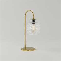 LAMPARA MESA OTTILIA CRISTAL TRANSPARENTE 1 LUZ XTRELAMP