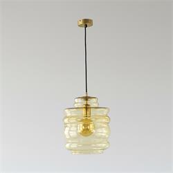 COLGANTE CRISTAL AMBAR OTILIA XTRELAMP
