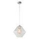 COLGANTE BIRGITTA CRISTAL CANELADO TRANSPARENTE XTRELAMP