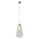 COLGANTE BIRGITTA CRISTAL CANELADO TRANSPARENTE XTRELAMP