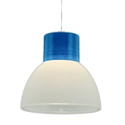 COLGANTE BELL 1L BLANCO / AZUL D20