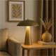 Lámpara de Mesa LYDIA Metal Oro 30 Cm 2xG9