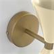 Aplique de Pared XENA Metal Beige Oro 2 Luces G9