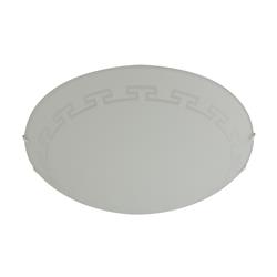 PLAFON BONN E27 BLANCO CRISTAL D25