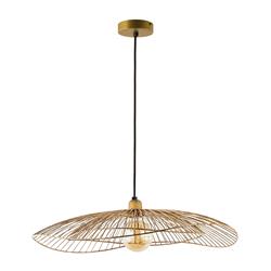 COLGANTE DOBLE METAL ORO CALIPSO 1 LUZ XTRELAMP