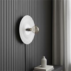 Aplique de Pared LOURDES Metal Plata D40