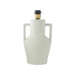 Lámpara de Mesa JADE Cerámica Blanca Sin Pantalla