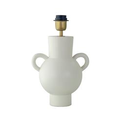 Lámpara de Mesa MENCÍA Cerámica Blanca Sin Pantalla