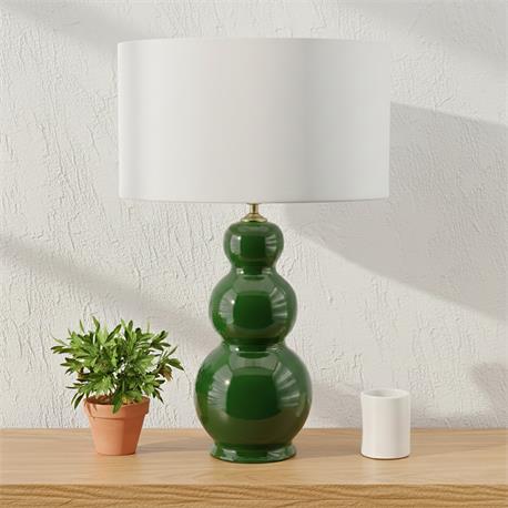 Lámpara de Mesa ISABELLA Cerámica Verde