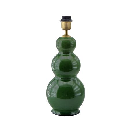 Lámpara de Mesa ISABELLA Cerámica Verde Sin Pantalla