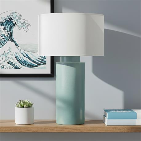 SOB.CERAMICA ALBERT VERDE AGUA C/PANTALLA