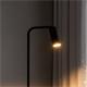 Lámpara Pie de Salón IMARA Metal Negro Foco Orientable GU10