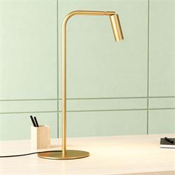 Lámpara de Mesa FORTIA Metal Oro Foco Orientable LED 3W