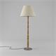 LAMPARA PIE SALON ADELA MADERA E27 C/PANTALLA BEIG XTRELAMP