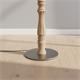 Lámpara Pie de Salón ADELA Madera Envejecida C/P Beige 1 Luz