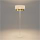 LAMPARA DE PIE YASMINA ORO/BLANCO E27