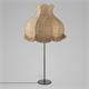 Lámpara Pie de Salón TOLOSA Rafia Natural Flecos Yute